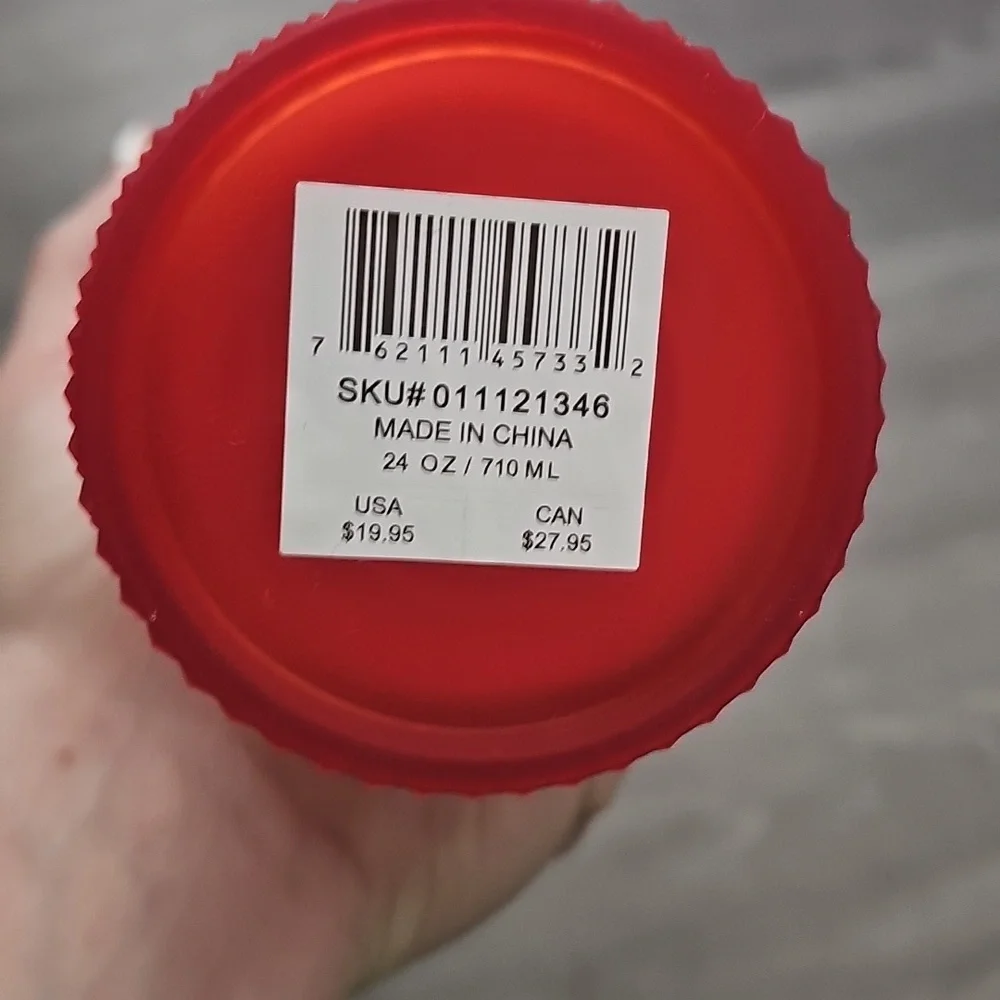 Starbucks red spiked 24 oz tumbler cup. Nwts!